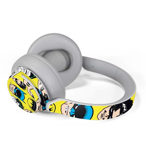 DC Comics Batman Vintage Character Pattern - Joker and Robin Surface Headphones Skin